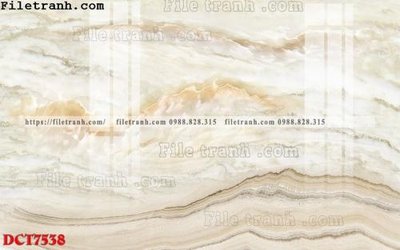 File tranh File in vân đá cẩm thạch DCT7538 (bản gốc) in lụa 5D