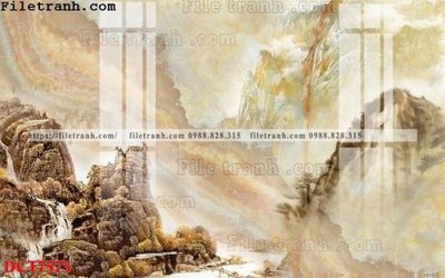 File gốc File in vân đá cẩm thạch DCT7573 (in tráng gương) sang trọng