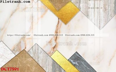 File in lụa File in vân đá cẩm thạch DCT7591 (hoa văn) File in vân đá cẩm thạch DCT7591