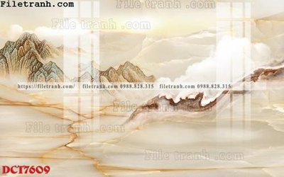 File gốc File in vân đá cẩm thạch DCT7609 (dành cho quảng cáo)