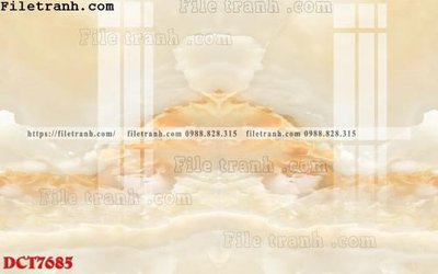 File tranh File in vân đá cẩm thạch DCT7685 (gốc) chủ đề động vật