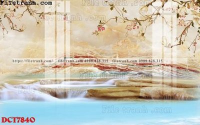 File gốc File in vân đá cẩm thạch DCT7840 (phong cách) cổ điển