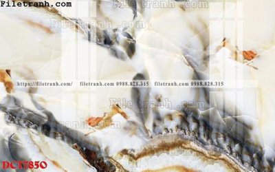 File gốc File in vân đá cẩm thạch DCT7850 (in tráng gương) nghệ thuật