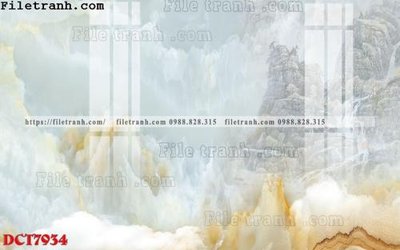 File in trần File in vân đá cẩm thạch DCT7934 (file gốc) hoa văn 3D