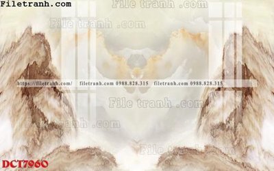 File in trần File in vân đá cẩm thạch DCT7960 (bản gốc) bầu trời