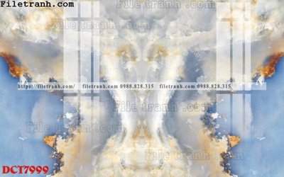File tranh File in vân đá cẩm thạch DCT7999 (gốc) chủ đề thành phố