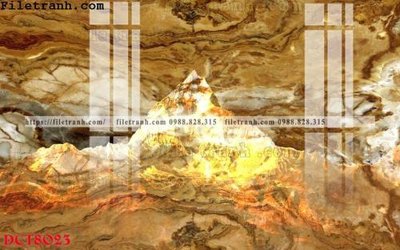 File tranh File in vân đá cẩm thạch DCT8023 (gốc) chủ đề trẻ em