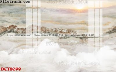 File gốc in tráng gương File in vân đá cẩm thạch DCT8099 chi tiết