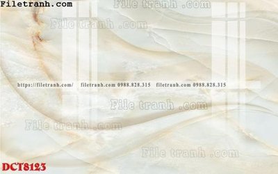 File tranh File in vân đá cẩm thạch DCT8123 (bản gốc) in lụa 5D