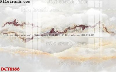 File in mica File in vân đá cẩm thạch DCT8166 (bản gốc) làm vách ngăn