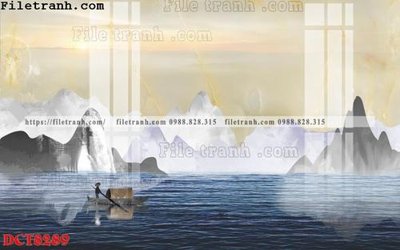File tranh File in vân đá cẩm thạch DCT8289 (bản gốc) in lụa 3D