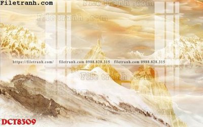 File gốc File in vân đá cẩm thạch DCT8309 (in tráng gương) hiện đại