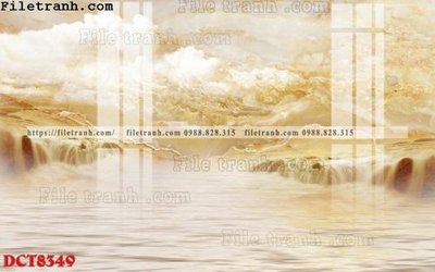 File gốc File in vân đá cẩm thạch DCT8349 (trang trí) phòng trẻ em