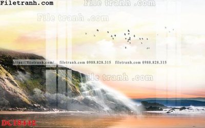 File tranh File in vân đá cẩm thạch DCT8442 (file gốc) chủ đề phong thủy