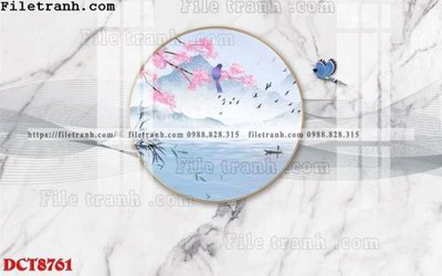 Tải file File in vân đá cẩm thạch DCT8761 (gốc) chủ đề hoa sen