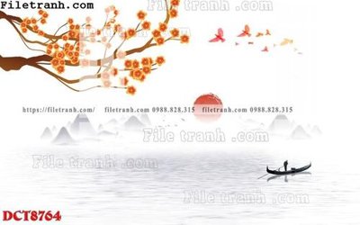 File tranh File in vân đá cẩm thạch DCT8764 (bản gốc) treo phòng ăn