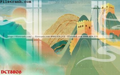 File in lụa File in vân đá cẩm thạch DCT8806 (hoa văn) File in vân đá cẩm thạch DCT8806