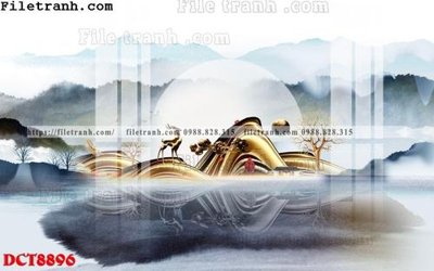 File tranh File in vân đá cẩm thạch DCT8896 (bản gốc) in lụa dán tường