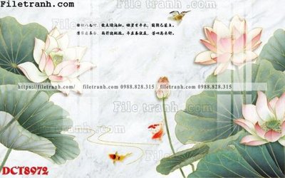 File tranh in tráng gương File in vân đá cẩm thạch DCT8972 (siêu nét)