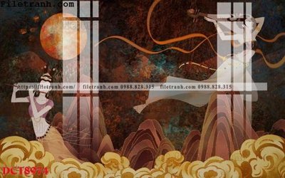 Download file File in vân đá cẩm thạch DCT8974 (gốc) in mica bàn thờ