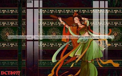 File tranh File in vân đá cẩm thạch DCT8977 (bản gốc) in lụa dán tường