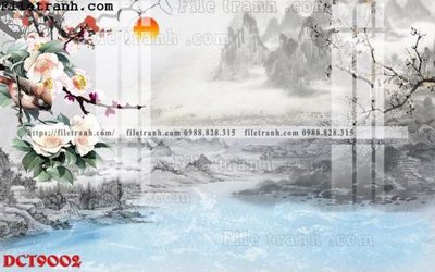 File in trần File in vân đá cẩm thạch DCT9002 (bản gốc) bầu trời