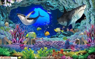 File tranh gốc File gốc đại đương biển DD294 chủ đề hiện đại