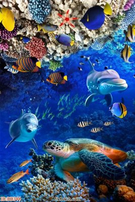 File tranh File gốc đại đương biển DD344 (gốc) in backlit film