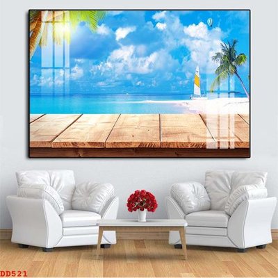 Ảnh gốc File gốc đại đương biển DD521 (độ nét cao) in mica