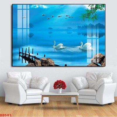 Ảnh gốc file in lụa File gốc đại đương biển DD581 chi tiết