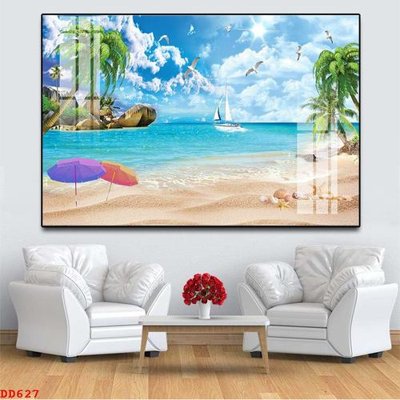 File tranh File gốc đại đương biển DD627 (gốc) in backlit film