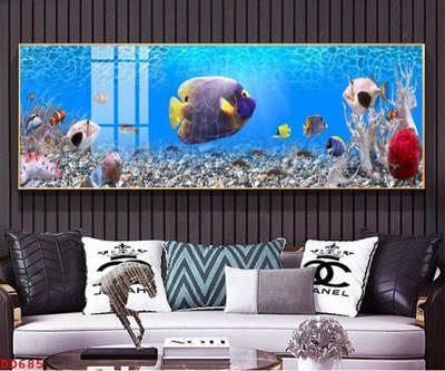 Chi tiết file tranh tráng gương File gốc đại đương biển DD685 (ảnh gốc)