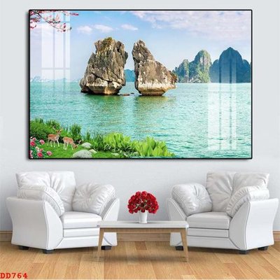 Tải file gốc in lụa File gốc đại đương biển DD764 siêu nét