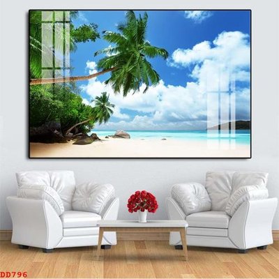 File tranh File gốc đại đương biển DD796 (bản gốc) in canvas