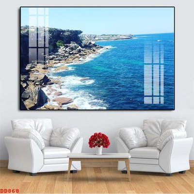 File tranh File gốc đại đương biển DD868 (bản gốc) treo quán cafe