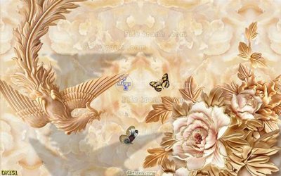 File gốc File tranh điêu khắc hoa sen DK151 (in lụa) trang trí tường