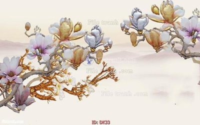 File PSD File tranh điêu khắc DK33 (bản gốc) cho nhà in