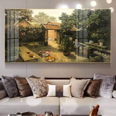 Download file tranh File tranh đồng quê DQ1041 (file gốc PSD)