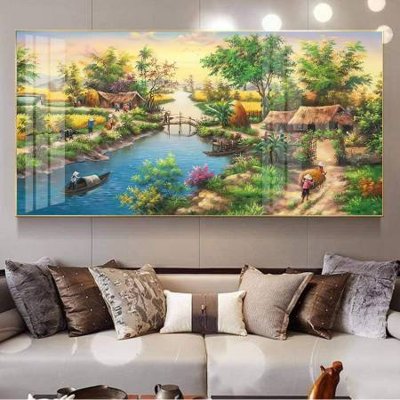 Download file tranh File tranh đồng quê DQ1053 (file gốc PSD)