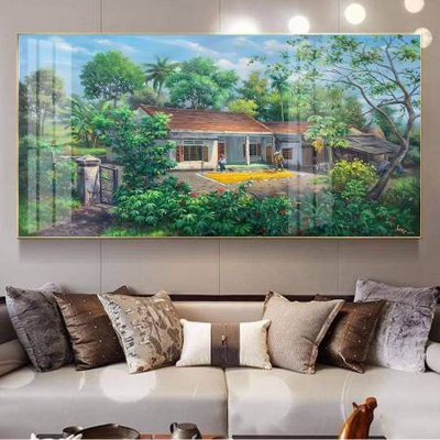 File gốc File tranh đồng quê DQ1057 (cho in ấn) độc quyền