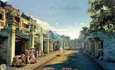 Tải về file gốc File tranh đồng quê DQ112 (dùng cho in quảng cáo)