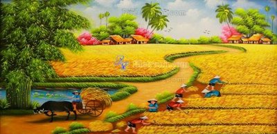 File gốc File tranh đồng quê DQ158 (PNG) chất lượng cao