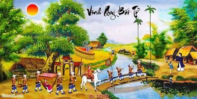 File ảnh File tranh đồng quê DQ197 (gốc) in biển hiệu