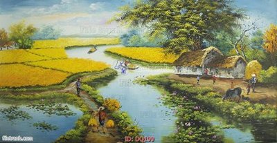 Tải file File tranh đồng quê DQ199 (gốc) in ấn ngay lập tức