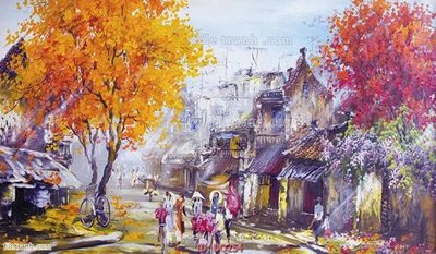 Download file File tranh đồng quê DQ254 (gốc) in mica bàn thờ