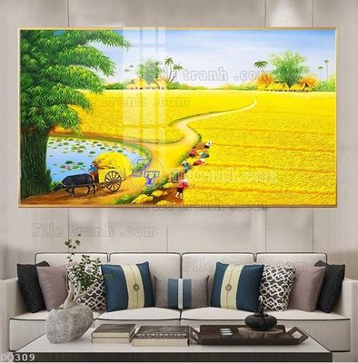 Tải file gốc File tranh đồng quê DQ309 (in tráng gương) 5DFile gốc File tranh đồng quê DQ309 (in ấn) phiên bản premium
