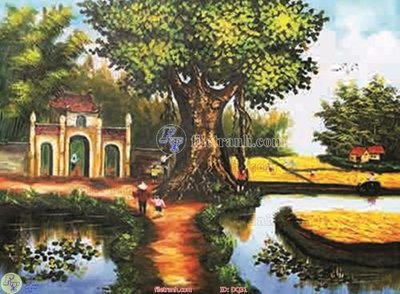 Tải về file gốc File tranh đồng quê DQ31 (chuẩn in ấn)