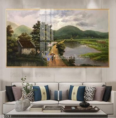 File tranh File tranh đồng quê DQ392 (gốc) chủ đề tĩnh vật