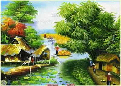 Tải về file gốc File tranh đồng quê DQ40 (dùng cho in quảng cáo)