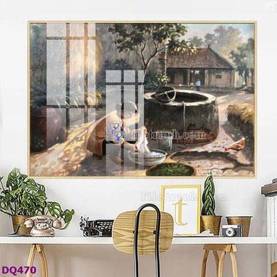 Download file File tranh đồng quê DQ470 (chuẩn in) chất lượng cao